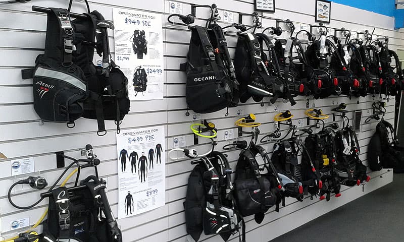 Diving Equipment Rental
